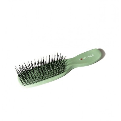 Парикмахерская Расческа I Love my Hair "Spider Soft" 1503 зеленая матовая S