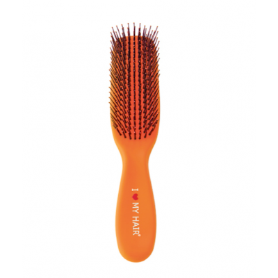 Парикмахерская Расческа I Love my Hair "Spider Soft" 1503 оранжевая матовая S